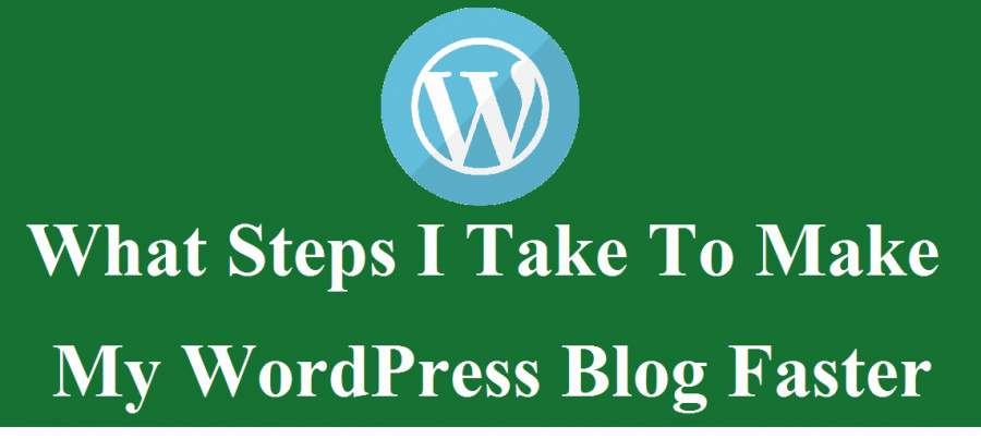 Speed up WordPress blog